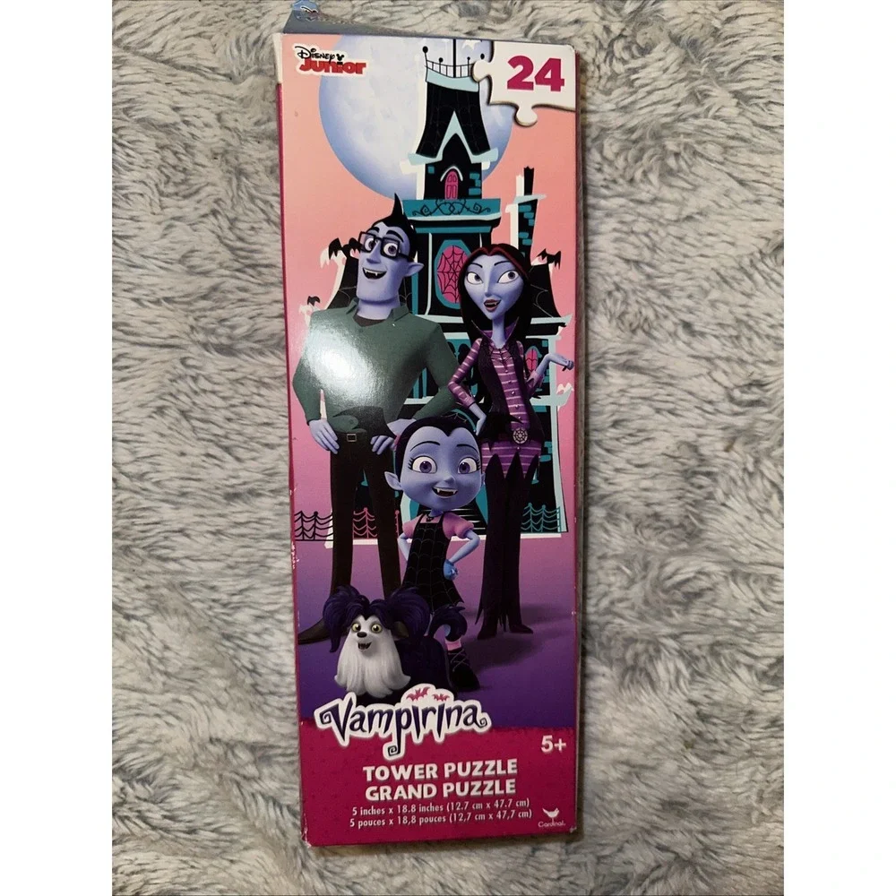 Disney Junior Vampirina Tower Puzzle 24 Piece Grand Puzzle Cardinal 5x18.8in